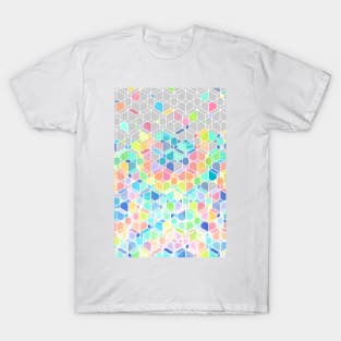 Rainbow Cubes & Diamonds T-Shirt